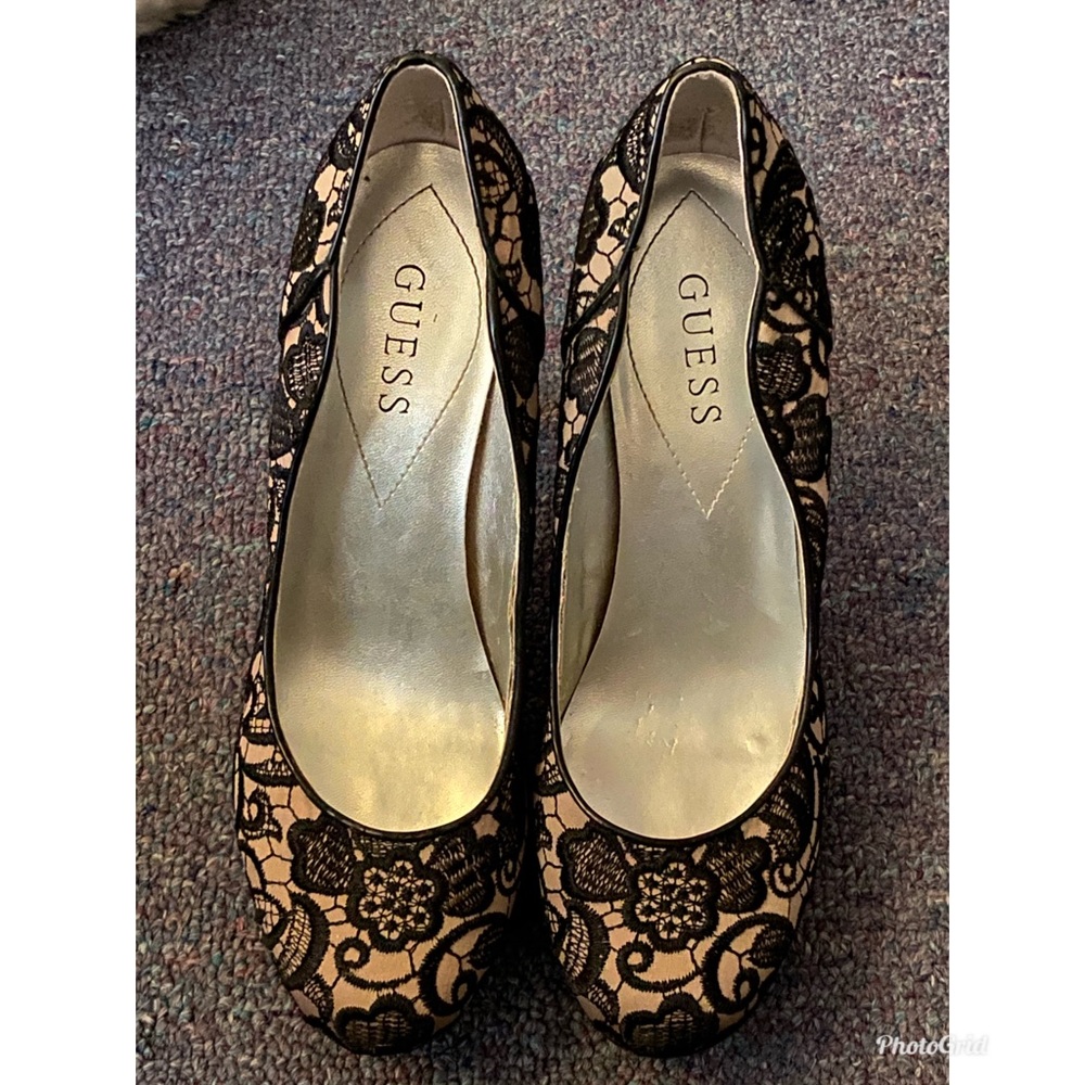 Laced Guess Heels